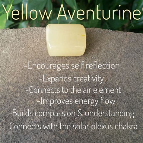 yellow aventurine crystal meaning